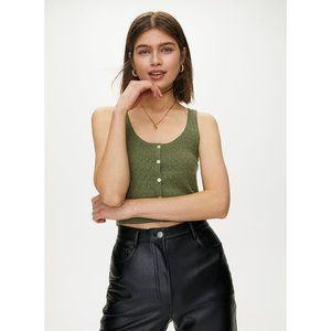 Aritzia Wilfred Button Up Tank Top